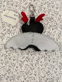 Image 2 of Mothman Plush Keychain