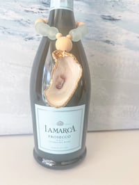 Image 1 of Natural | Oyster Wine Bottle Charm