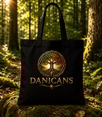 Image 3 of DANICANS 13” x 15” Canvas Tote Bag – Carry Purpose Everywhere