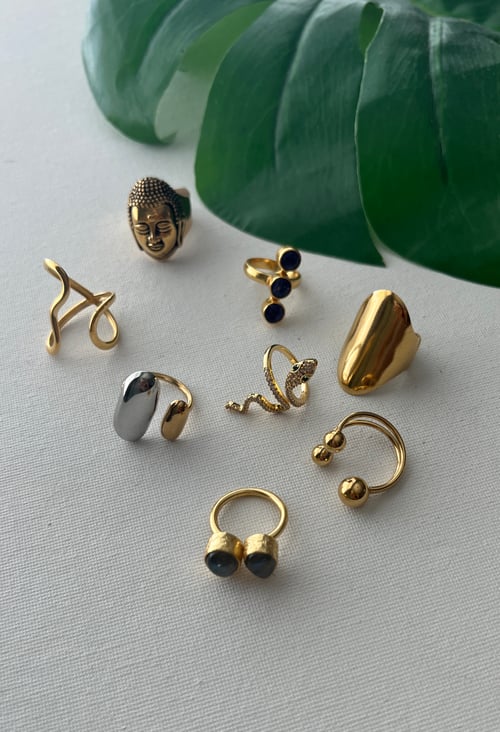 Image of TROZ • Gold Statement Ring