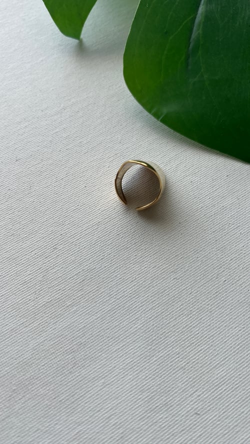 Image of TROZ • Gold Statement Ring