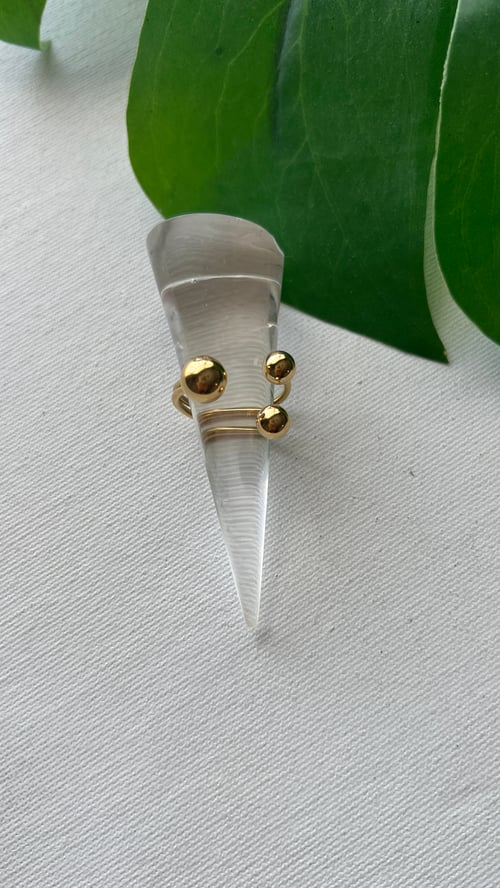 Image of TRES  DOT • ball embellishment ring