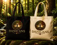 Image 1 of DANICANS 13” x 15” Canvas Tote Bag – Carry Purpose Everywhere