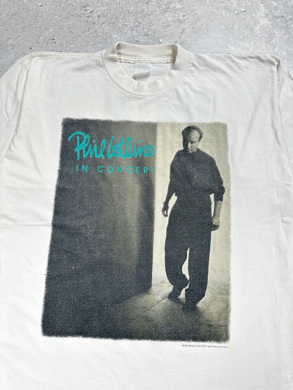 Phil Collins 1994 ‘Both Sides’ White T-Shirt