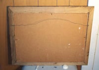 Image 2 of Vintage Haitian painting - "The Storm" -  by DeCourcelle Gourgue - 