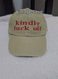 Image 1 of Kindly fck off Vintage Hat