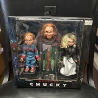 BRIDE OF CHUCKY 2 PACK CLOTHED NECA FIGURES