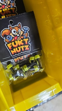 Image 5 of FUKT NUTS SKATEBOARD HARDWARE MULTIPLE COLOR OPTIONS 