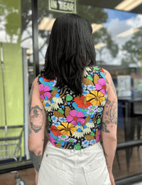 Image 2 of Summer Tank in Cosmic Floral