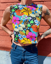 Image 3 of Summer Tank in Cosmic Floral