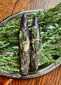 Image 2 of Iron Ward Hand-Rolled Ritual Candles - Protection, Warding, Shielding