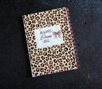 Image 5 of Handmade Animal Print Daily Planner Bound Notebook, book, notes, gift, journal, gift, affirmation