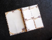 Image 3 of Handmade Animal Print Daily Planner Bound Notebook, book, notes, gift, journal, gift, affirmation