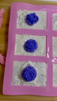 Image 2 of Midnight Garden | Creamy Blueberry Goat Milk Soap