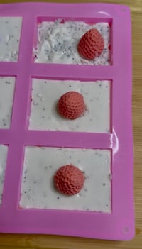Image 2 of Strawberry Solstice | Creamy Strawberry Goat Milk Soap