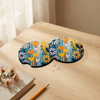 Image 2 of Car Coaster - Daisies