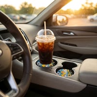 Image 1 of Car Coaster - Daisies