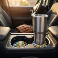 Image 4 of Car Coaster - Daisies