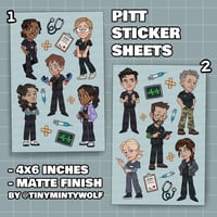 [PREORDER] Pitt Season 2 sticker sheets