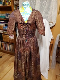 Image 1 of Maroon over Dress