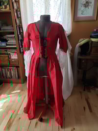 Image 1 of Red colonial over dress