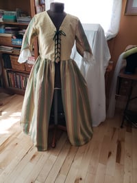 Image 1 of Colonial overdress striped