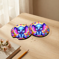 Image 3 of Car Coaster - Elephant