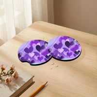 Image 3 of Car Coaster - Falling Hearts