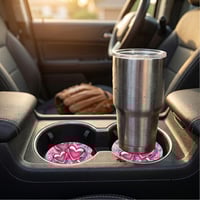 Image 1 of Car Coaster - Hearts