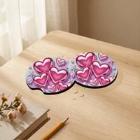 Image 2 of Car Coaster - Hearts
