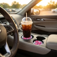 Image 3 of Car Coaster - Hearts