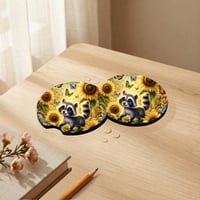 Image 3 of Car Coaster - Raccoon