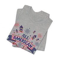 Image 10 of All American Dude T-Shirt — Patriotic 4th of July Tee