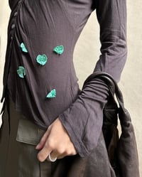 Image 3 of BROWN LITTLE BOW TOP