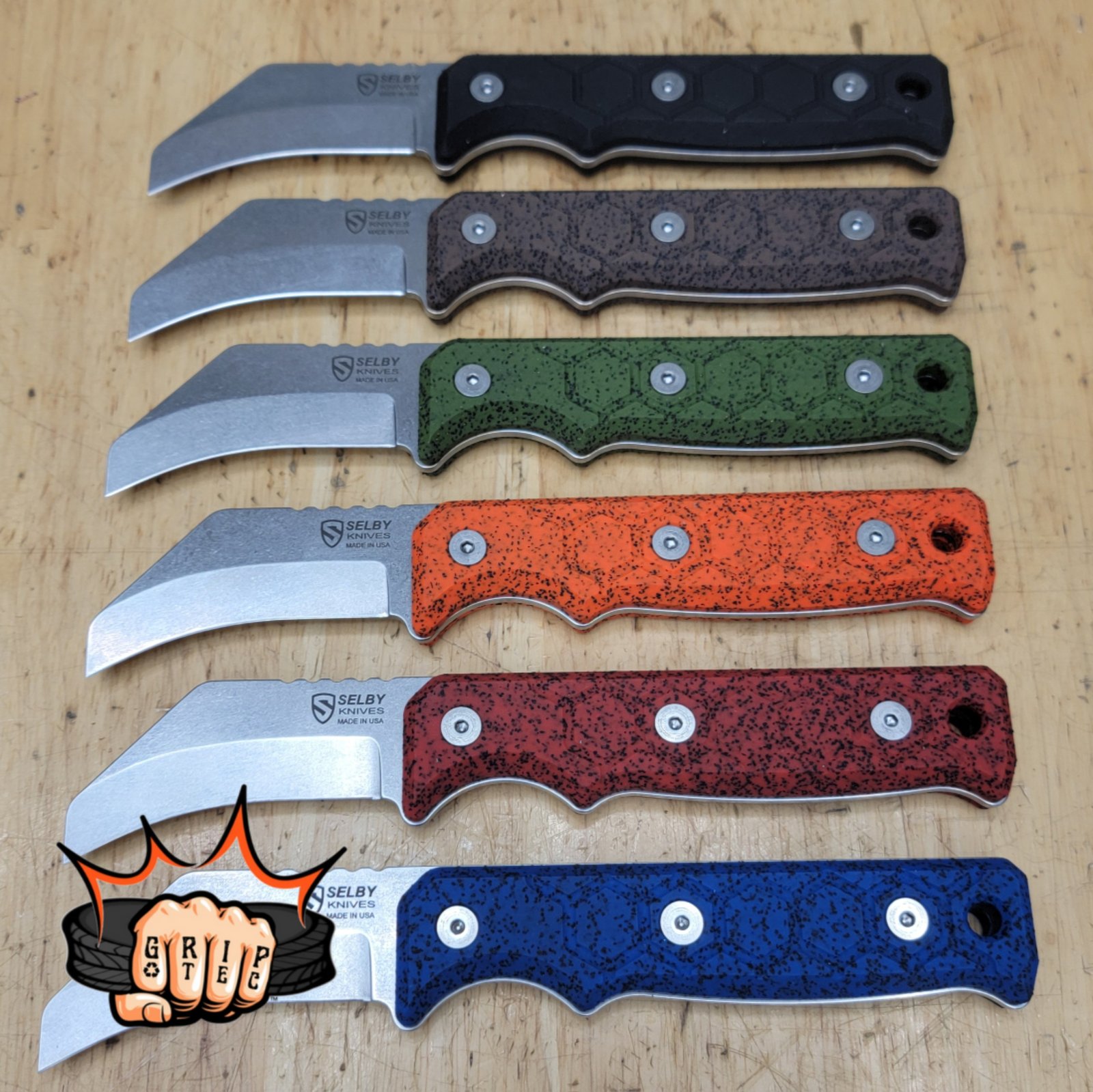 Lineman Knife - Black DLC Finish | Selby Knives