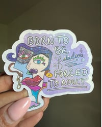 Image 2 of Born to Be Fabulous Sticker