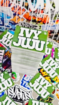 Ivy Juju vinyl sticker/slap
