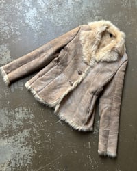 Image 6 of BEIGE MOUTON LEATHER JACKET