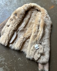 Image 12 of BEIGE MOUTON LEATHER JACKET