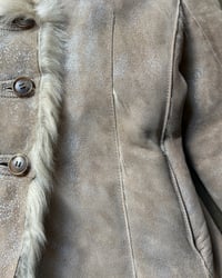 Image 8 of BEIGE MOUTON LEATHER JACKET