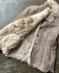 Image 11 of BEIGE MOUTON LEATHER JACKET