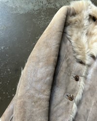 Image 9 of BEIGE MOUTON LEATHER JACKET