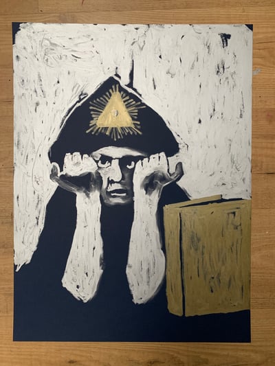 Image of Crowley V2 (original painting) 18X24