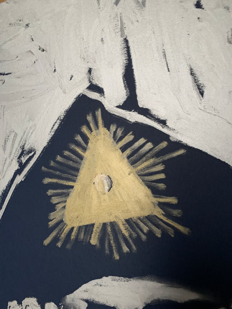 Crowley V2 (original painting) 18X24 Image 3