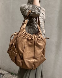 Image 5 of ITALIAN LARGE BRONZE LEATHER BAG