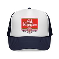 Image 1 of Vintage Old Milwaukee Beer Trucker Hat - Retro Vintage Beer Cap