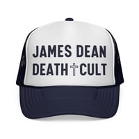 Image 1 of James Dean Death Cult Paly Hollywood Mesh Snapback Trucker Hat Cap