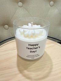 Image 2 of Greetings Candle/ Can Customize 
