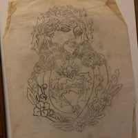 Image 2 of 1950’s Pike pencil drawing Jesus 