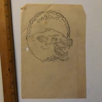 Image 2 of 1950’s Pike pencil drawing Diabolo 